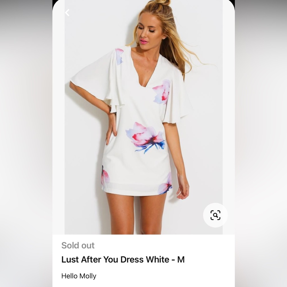 Hello Molly Sweet Pot Lust After You Dress White 8